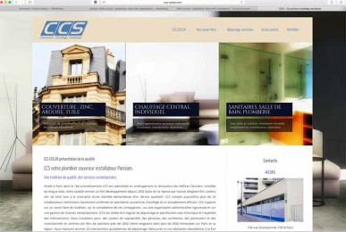 Création site internet EMS : CCS Cecler Paris 75