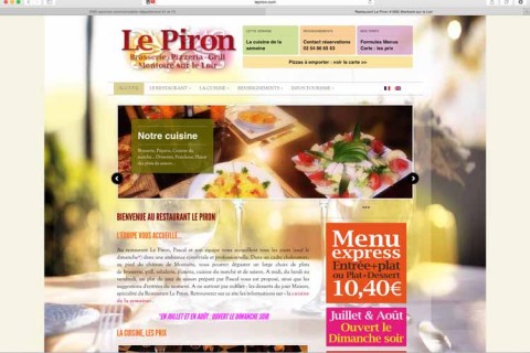 Création sites internet : Le Piron
