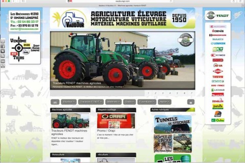 Création sites internet : Vaudour Machines agricoles 41