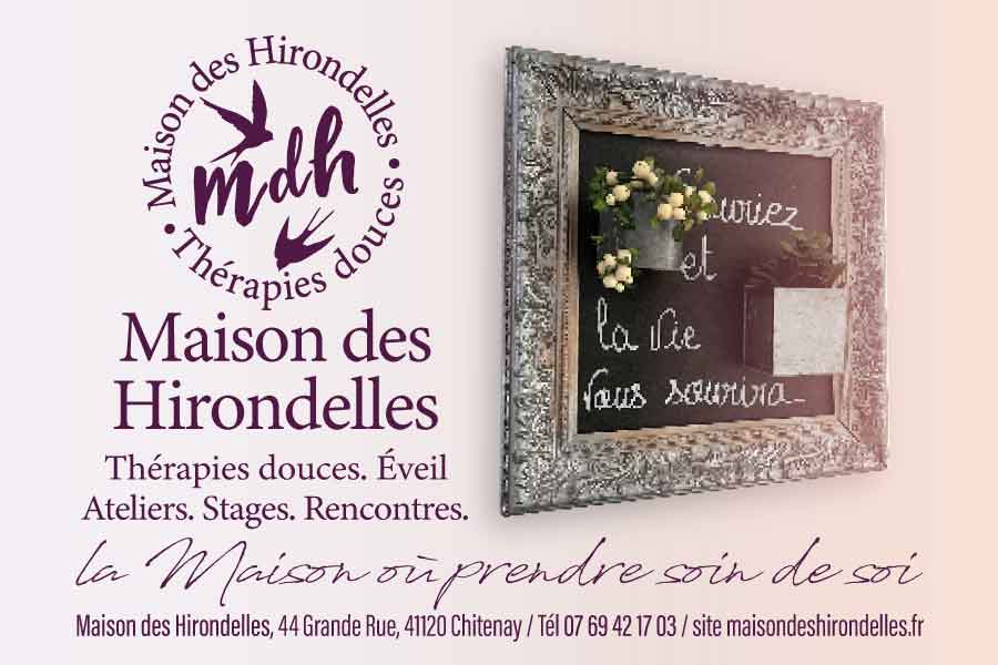 oriflamme personnalisé,identité visuelle Maison des Hirondelles,marquage de véhicule,Communication globale en Grande Région Centre,communication visuelle