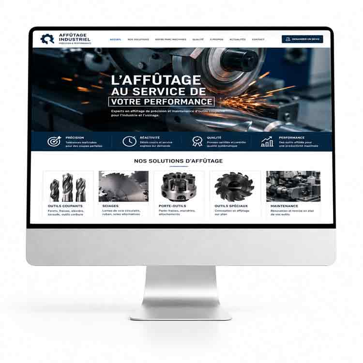 Exemple de site web. low-cost premium EMS Access : Affutage industriel 41